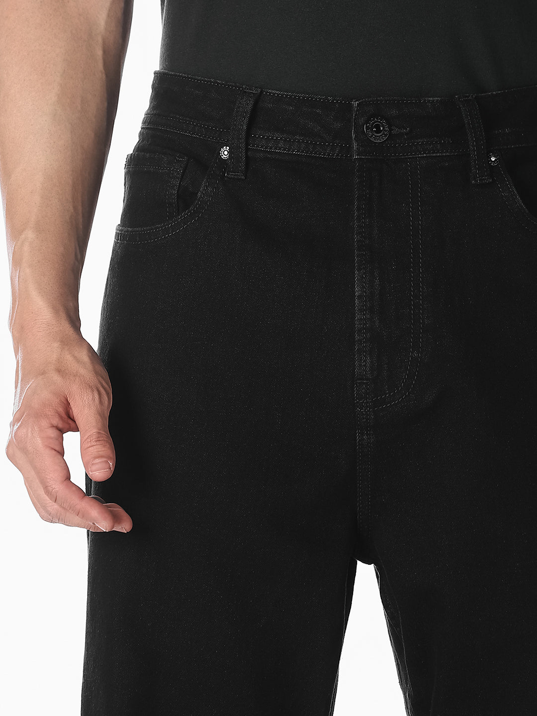 Black Dario Loose Fit Jeans