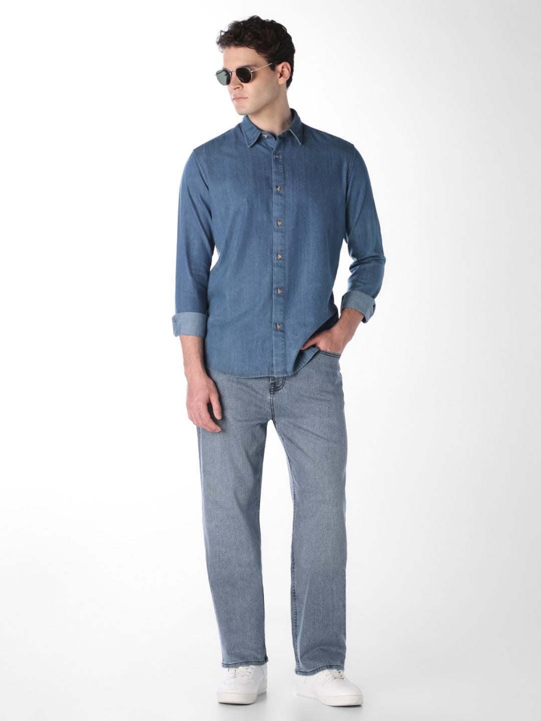Blue Dario Loose Fit Jeans
