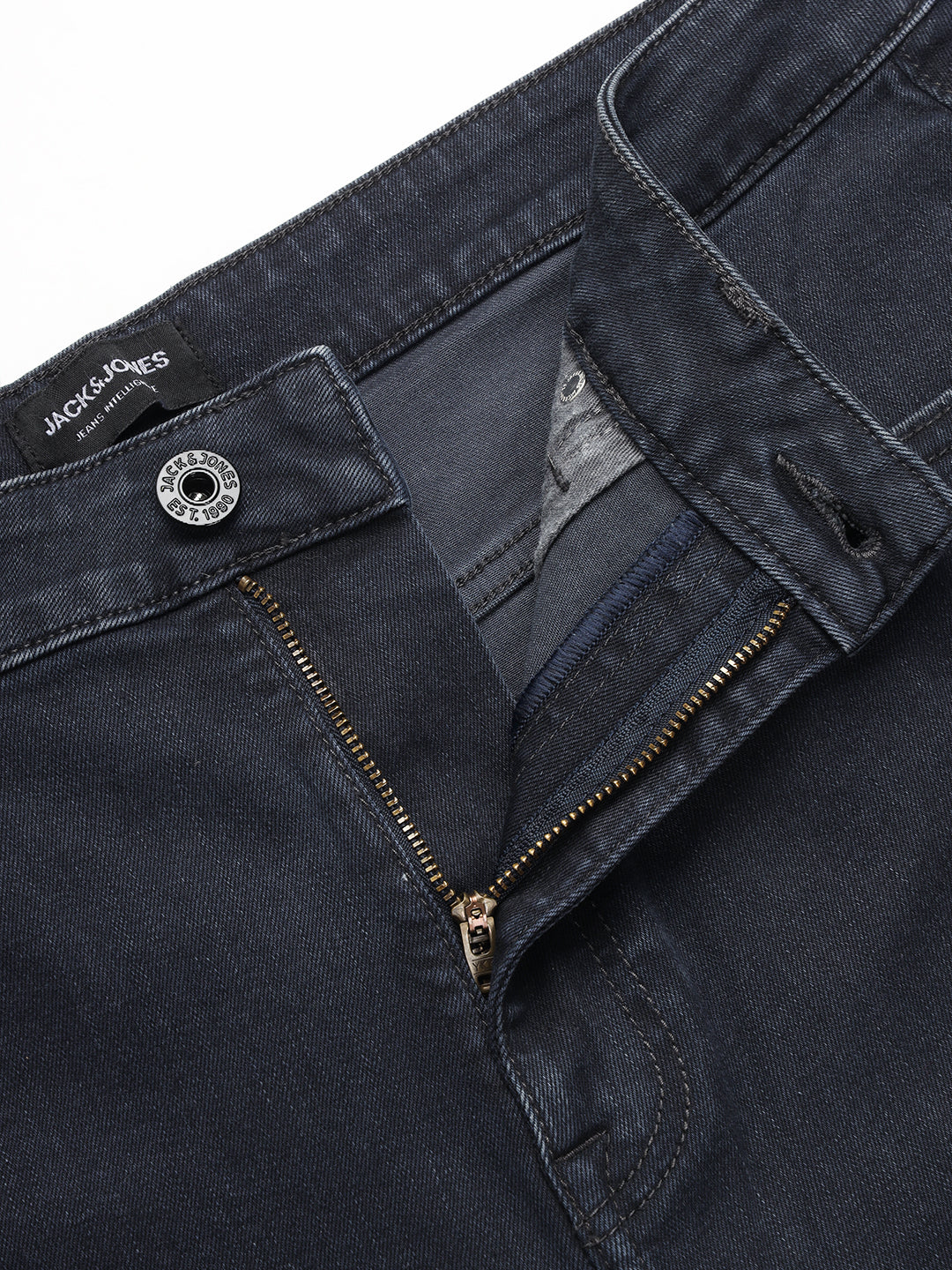 Dark Blue Washed Dario Loose Fit Jeans