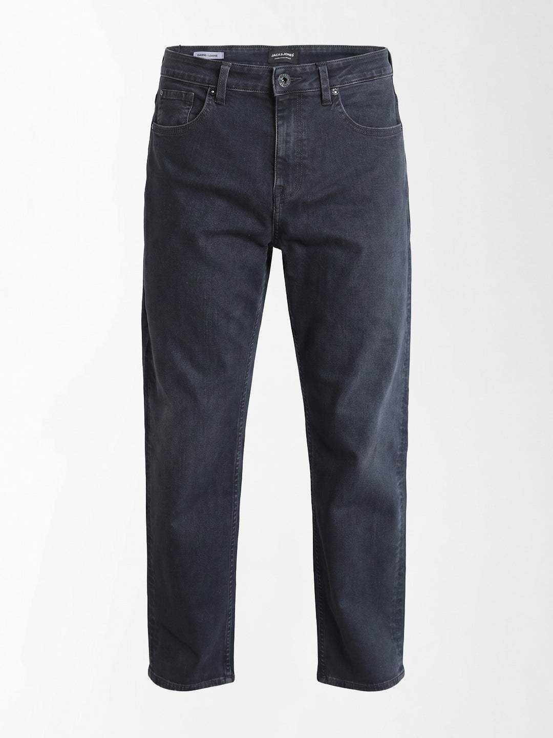 Dark Blue Washed Dario Loose Fit Jeans