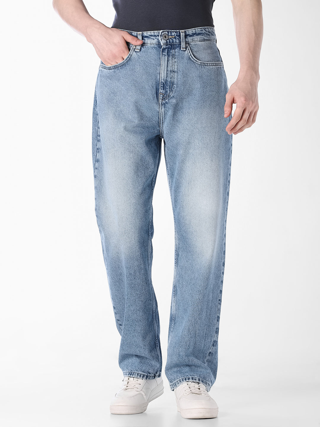 Blue regular fit jeans