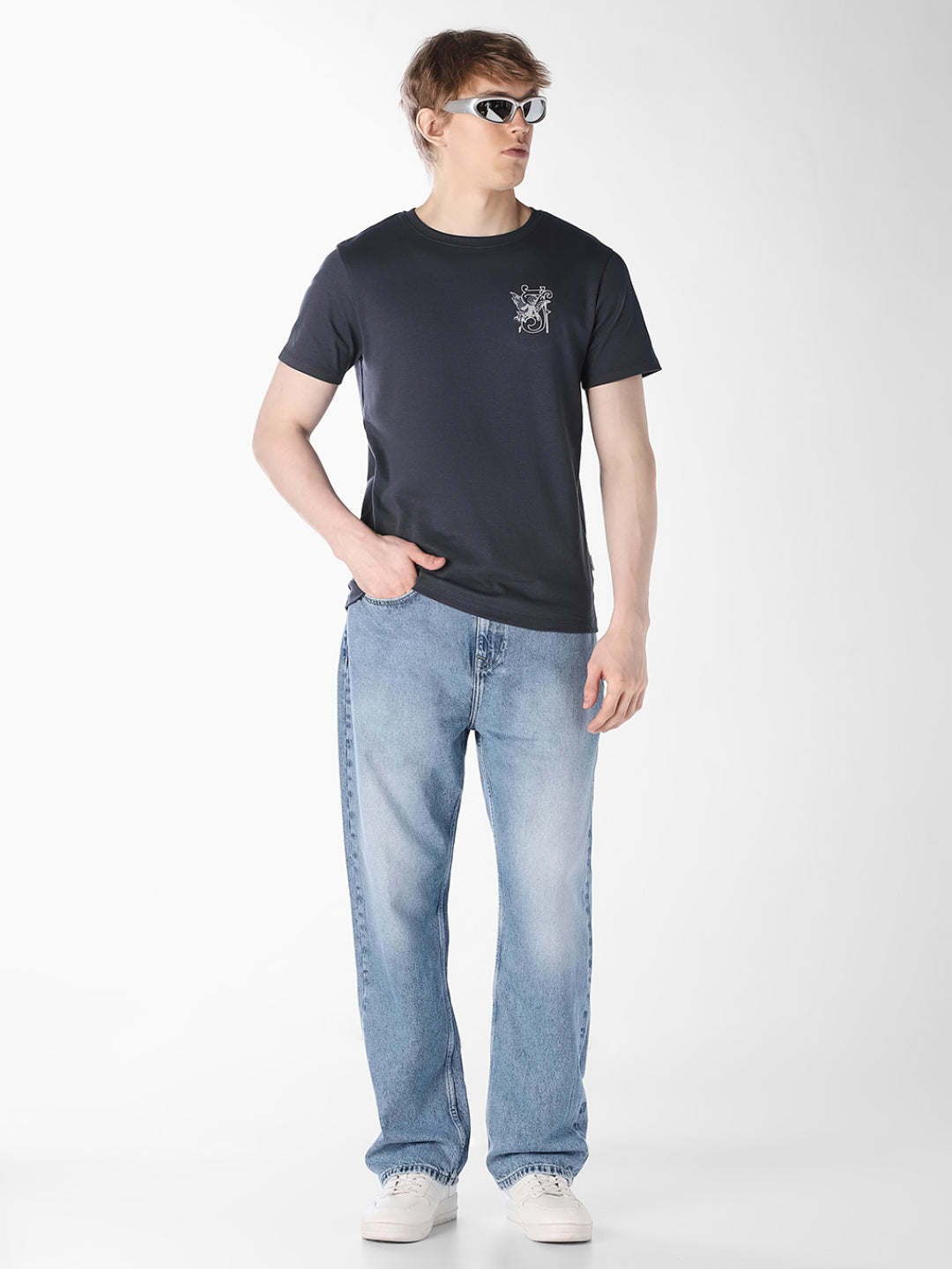 Blue regular fit jeans