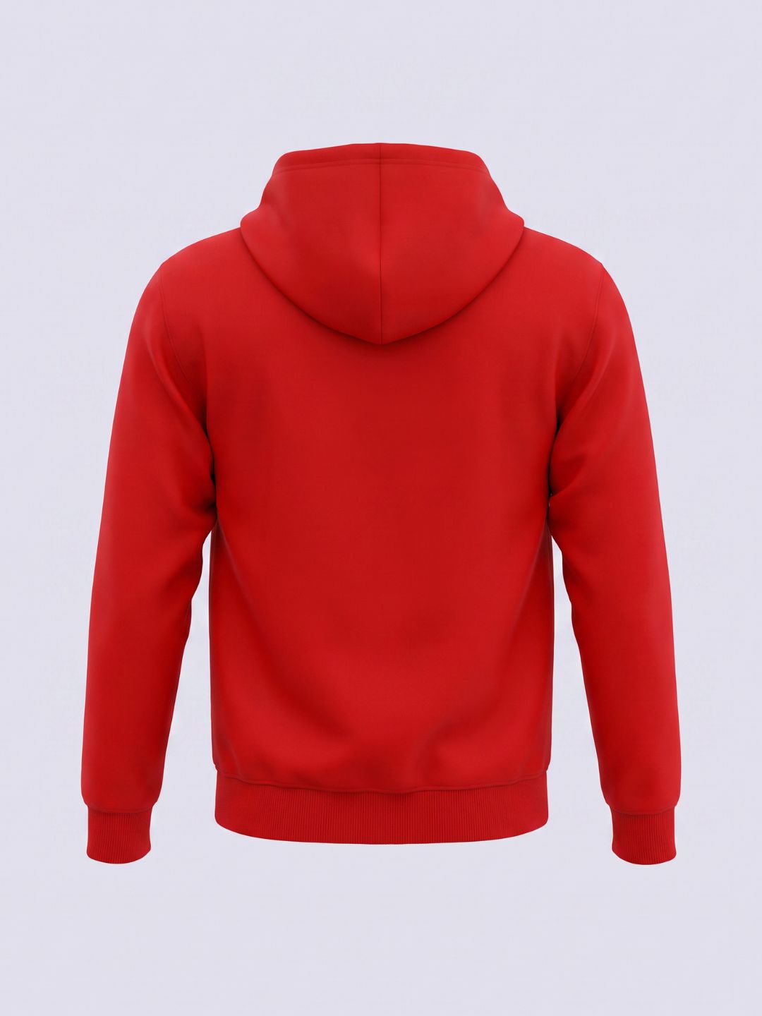 Boys Red Printed Hoodie