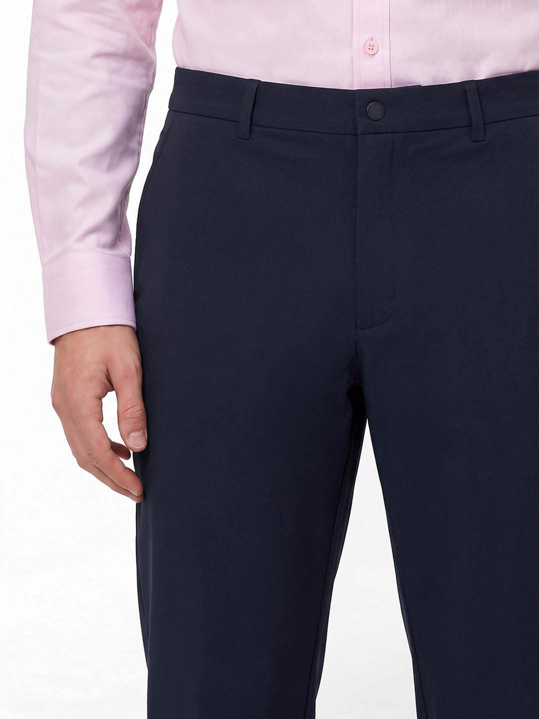 Navy Blue Regular Fit Chinos
