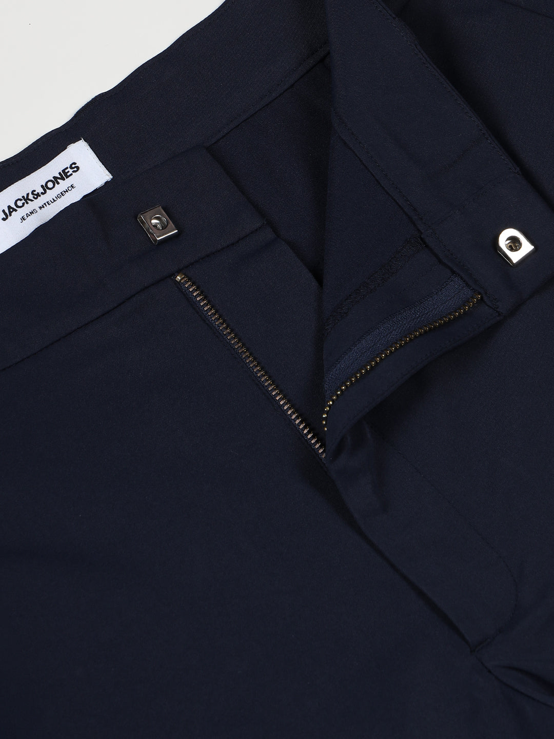 Navy Blue Regular Fit Chinos