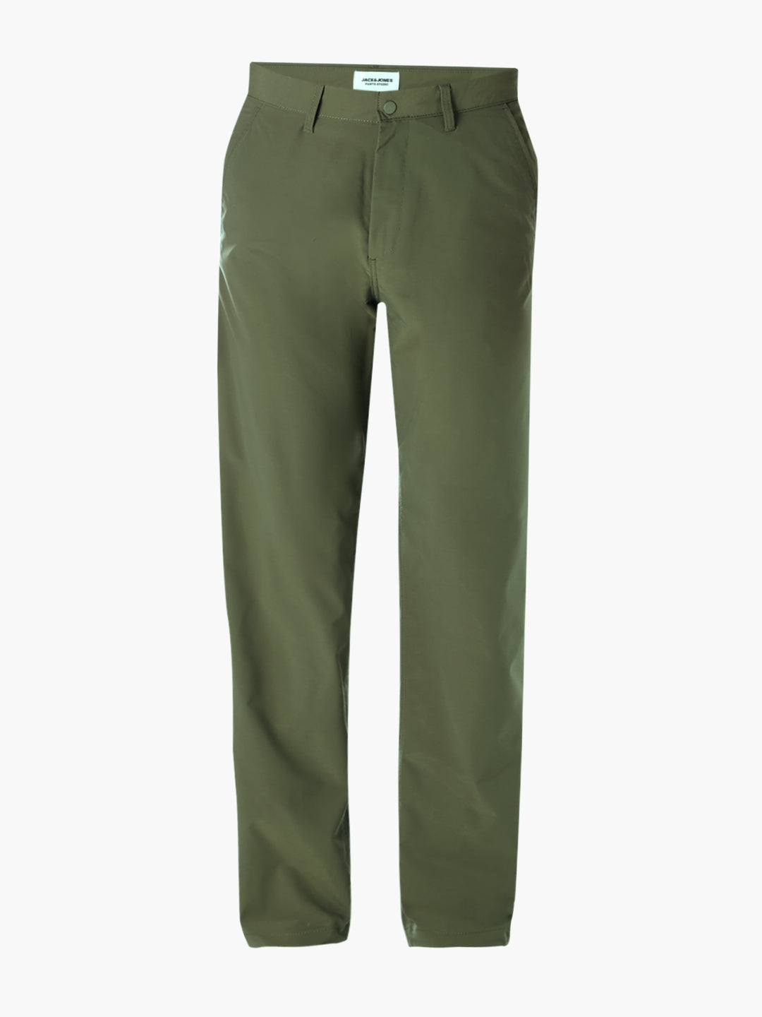 Olive Green Regular Fit Chinos