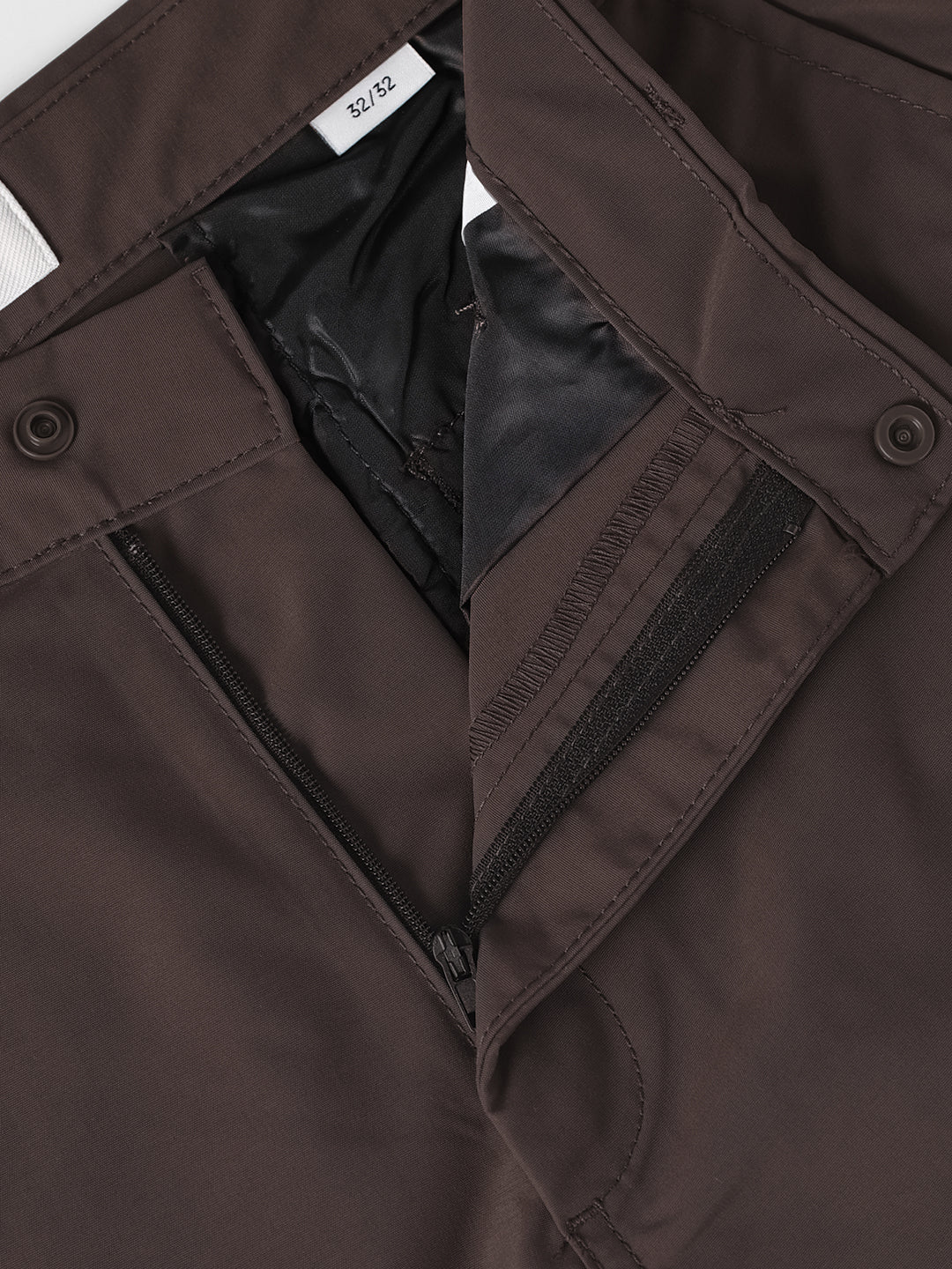 Brown Regular Fit Chinos