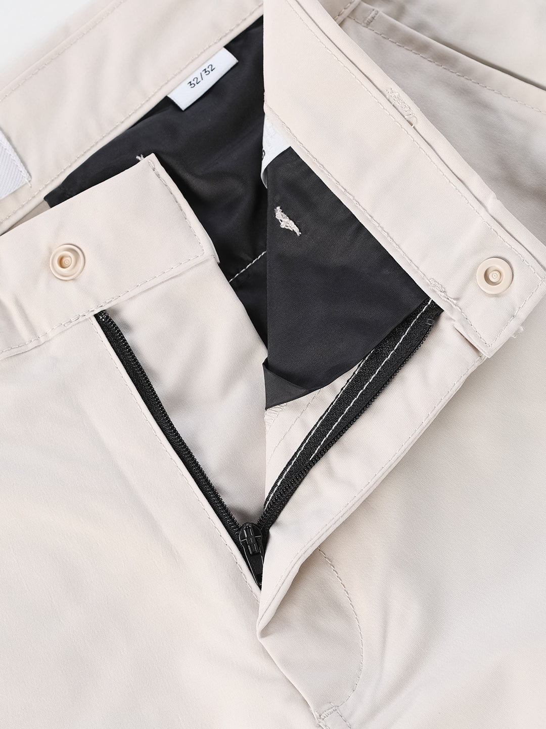 Beige Regular Fit Chinos