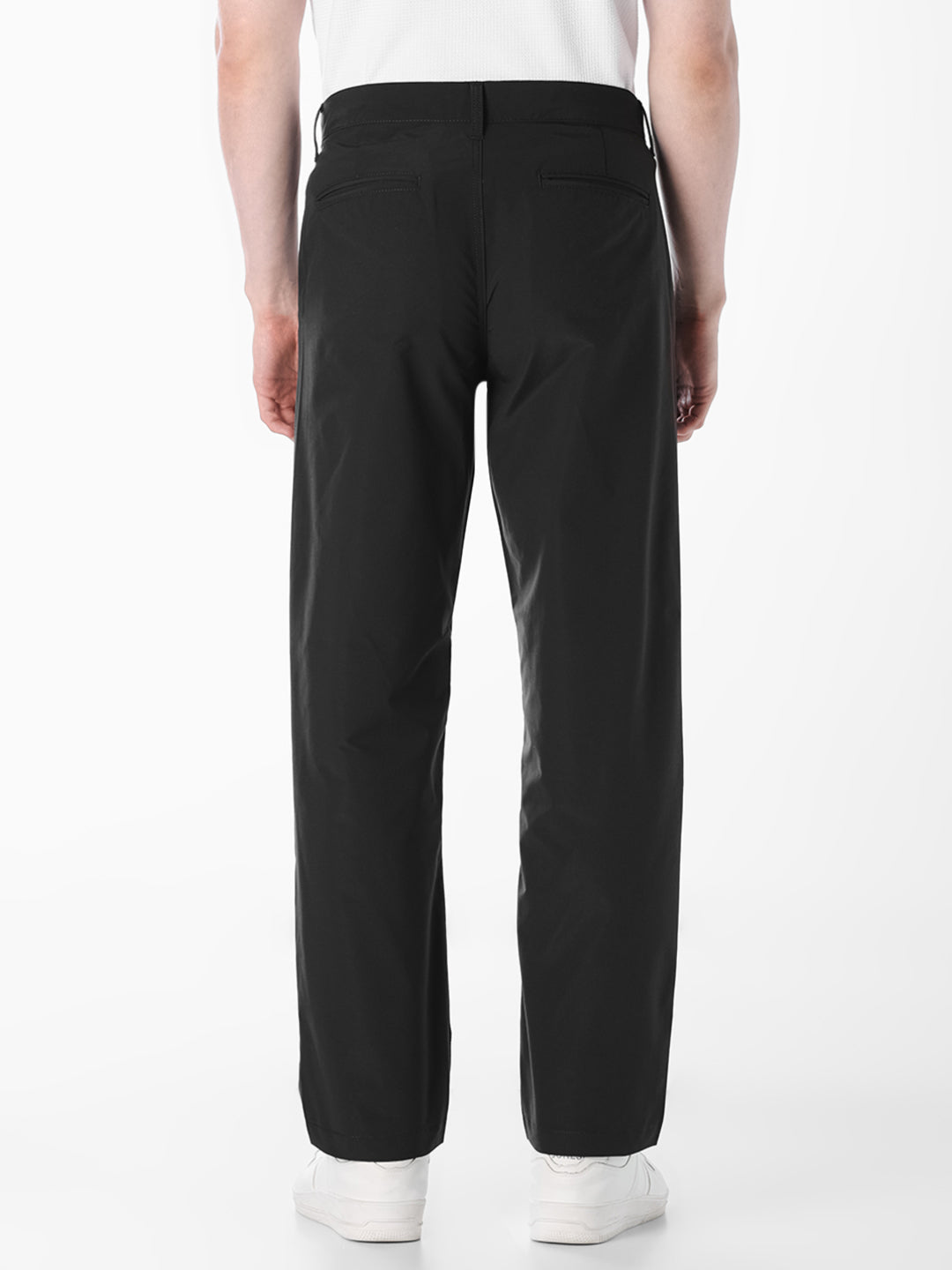 Black Regular Fit Chinos