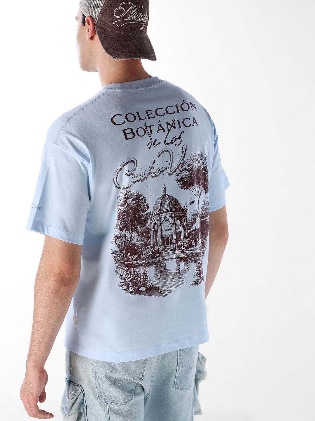Sketch Print Cotton T-shirt