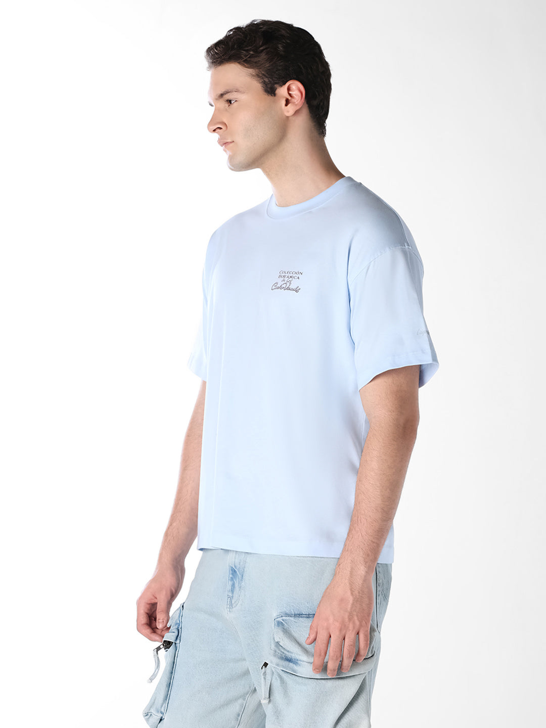 Sketch Print Cotton T-shirt