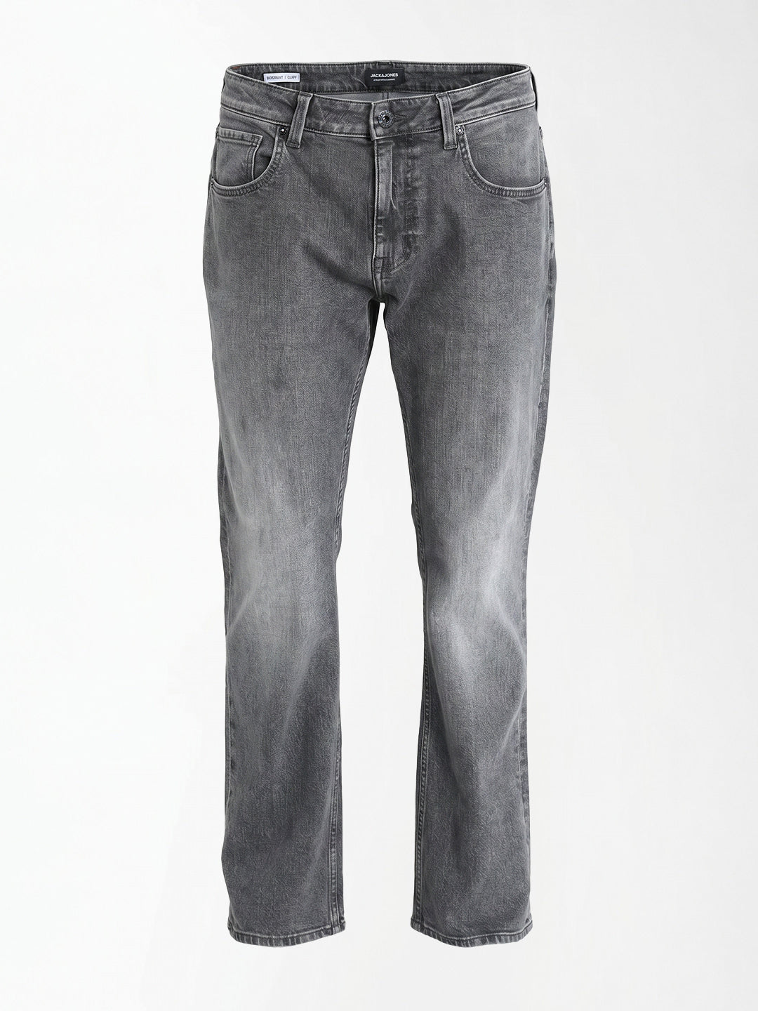 Grey Light Wash Bootcut Jeans