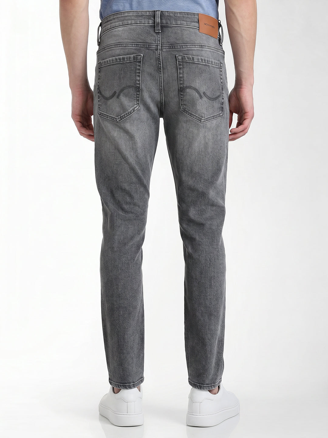 Grey Washed Glenn Slim Fit Jeans