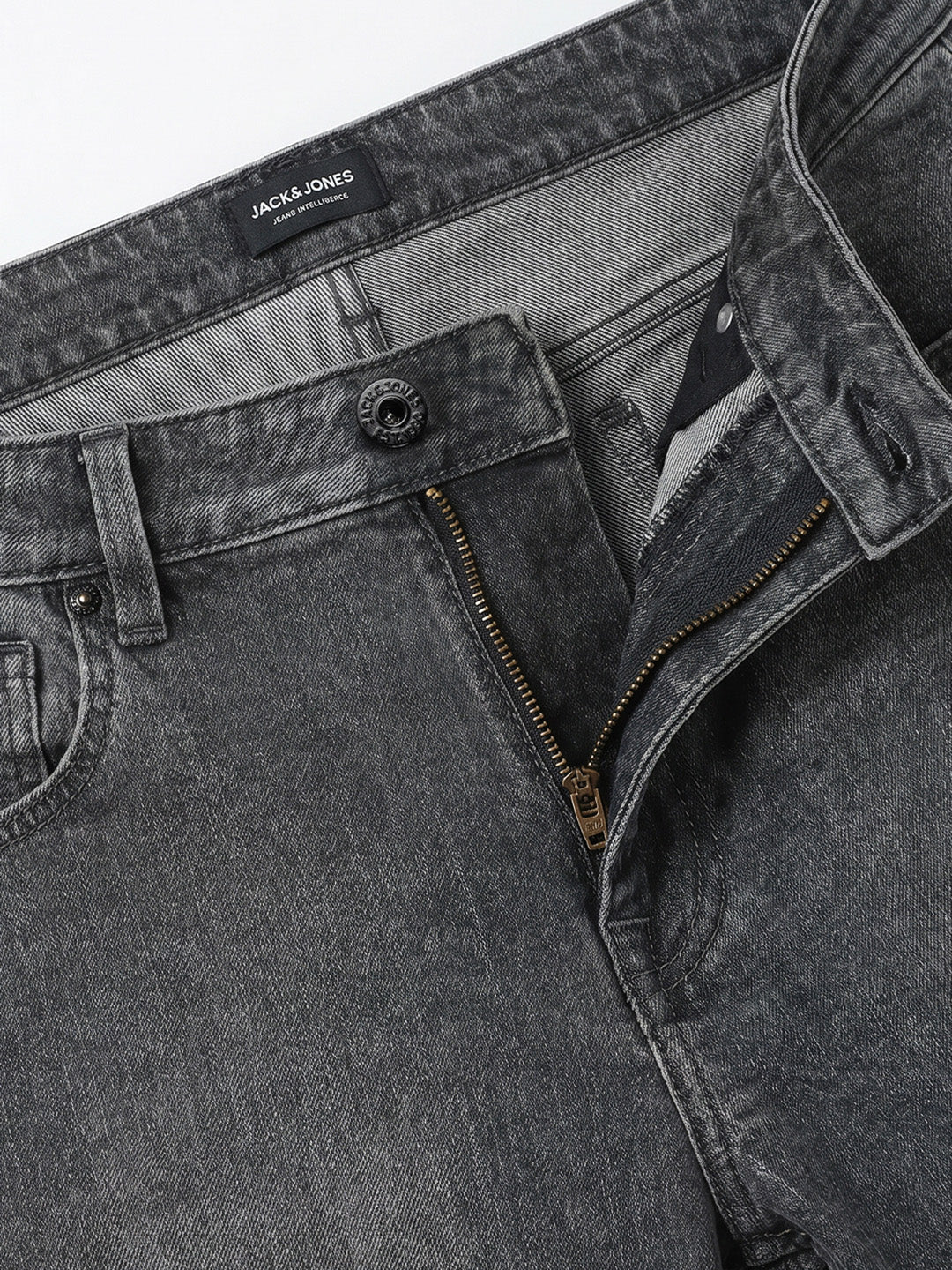 Grey Washed Glenn Slim Fit Jeans
