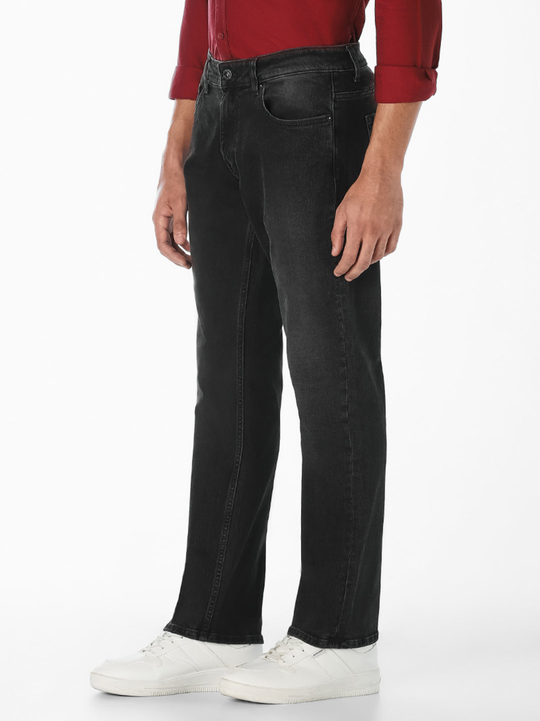 Black Clark Regular Fit Jeans