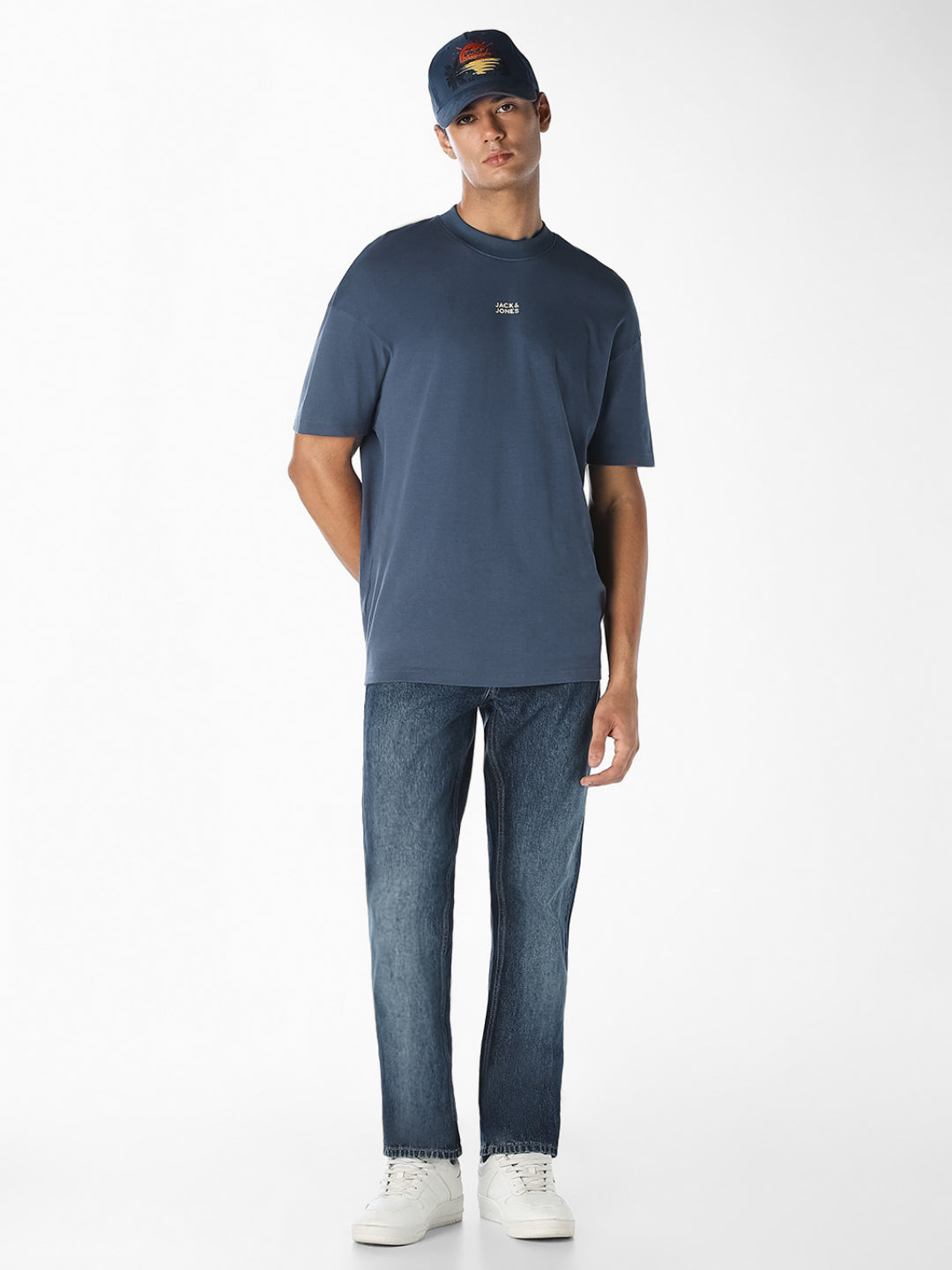 Blue Washed Regular Fit Jeans