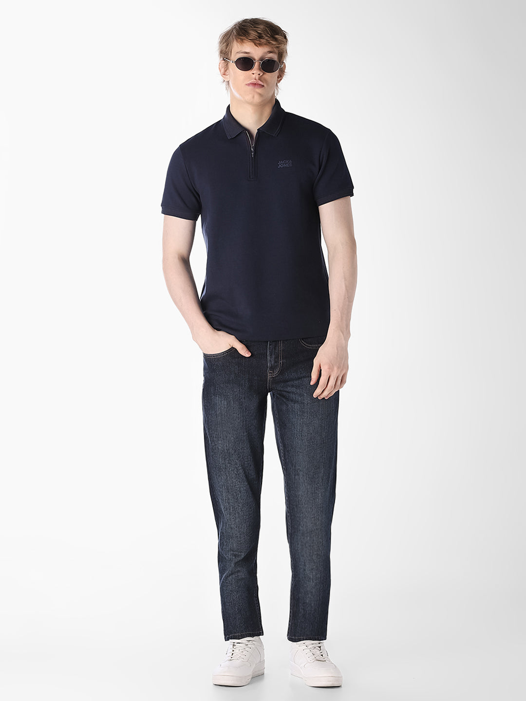 Dark Blue Glenn Slim Fit Jeans