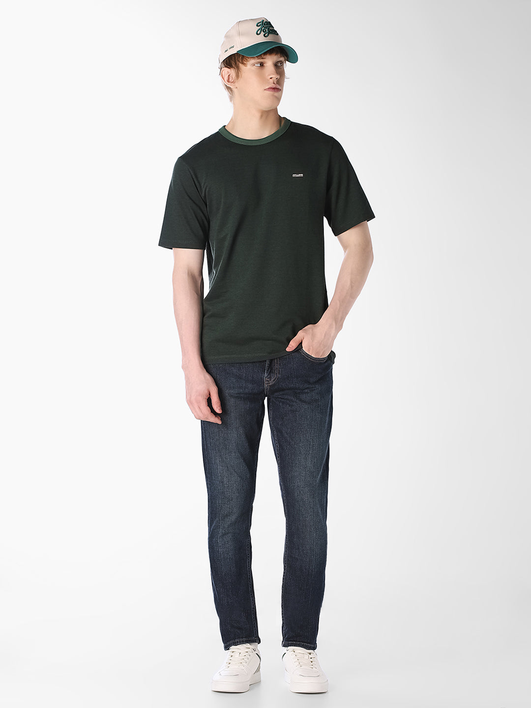 Dark Blue Wash Slim Fit Jeans