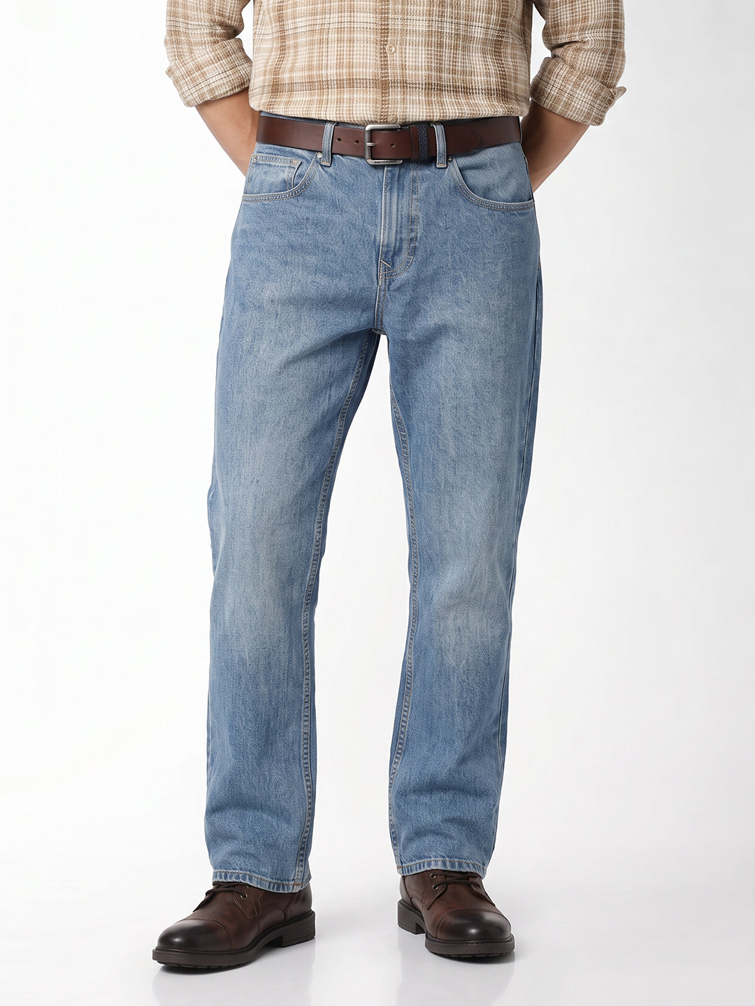 Light Blue Cliff Bootcut Jeans