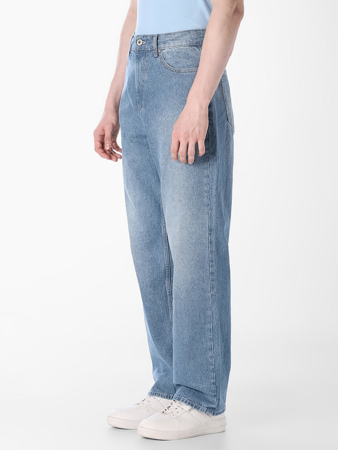Light Blue Loose Fit Jeans