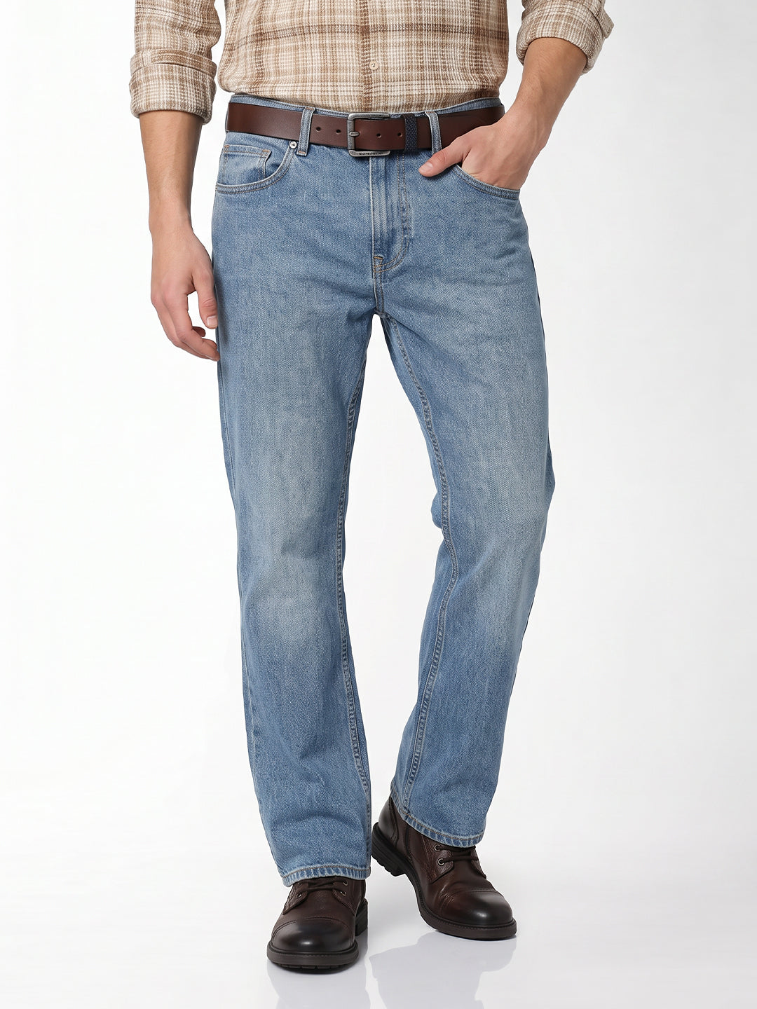 Light Blue Cliff Bootcut Jeans