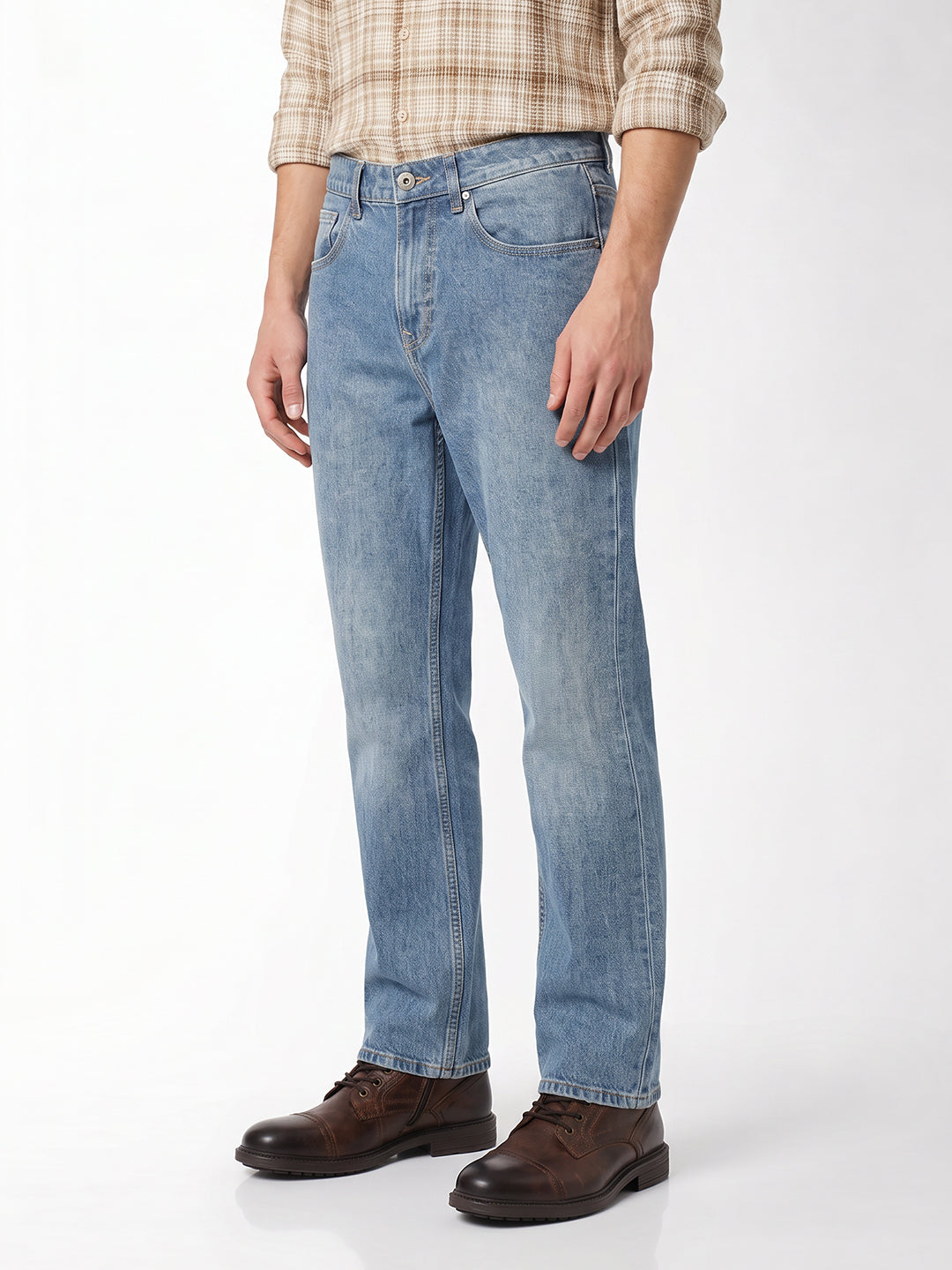 Light Blue Cliff Bootcut Jeans