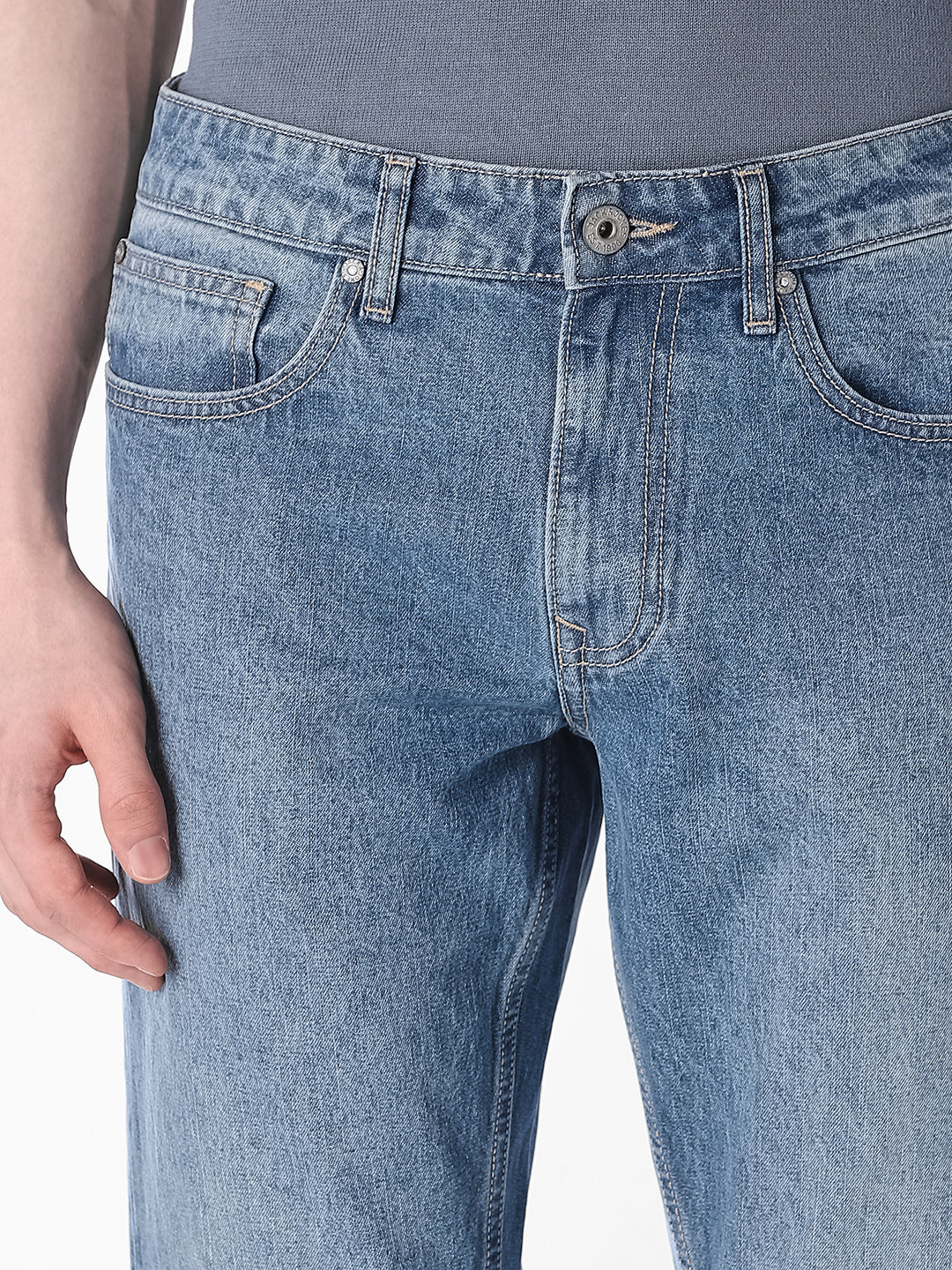 Light Blue Glenn Slim Fit Jeans