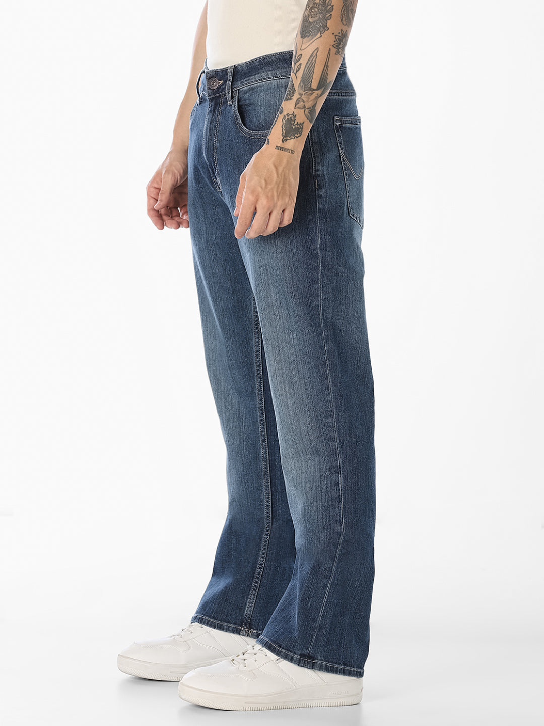 Blue 5 Pocket Cliff Bootcut Jeans