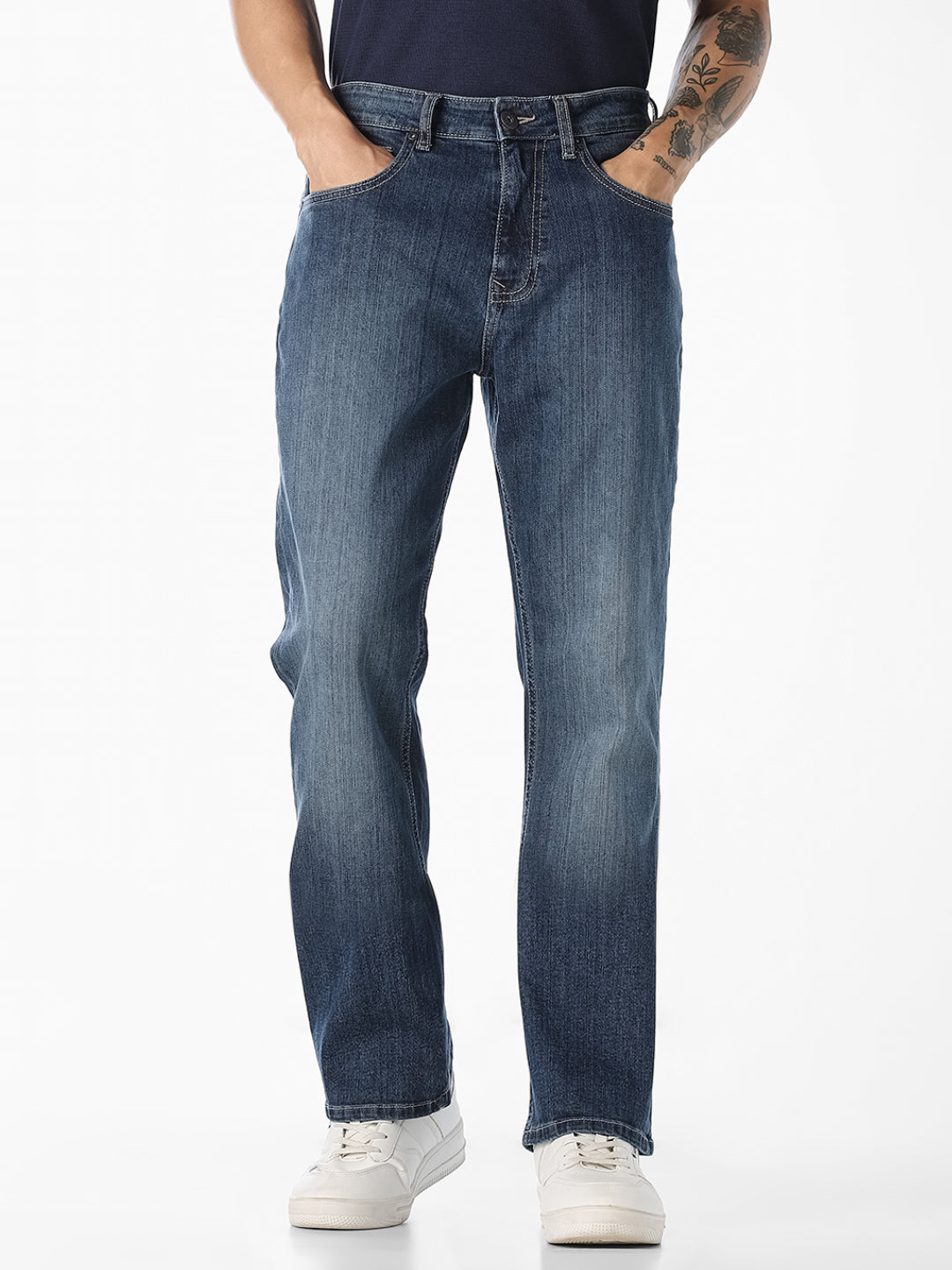 Blue 5 Pocket Cliff Bootcut Jeans - 28/30
