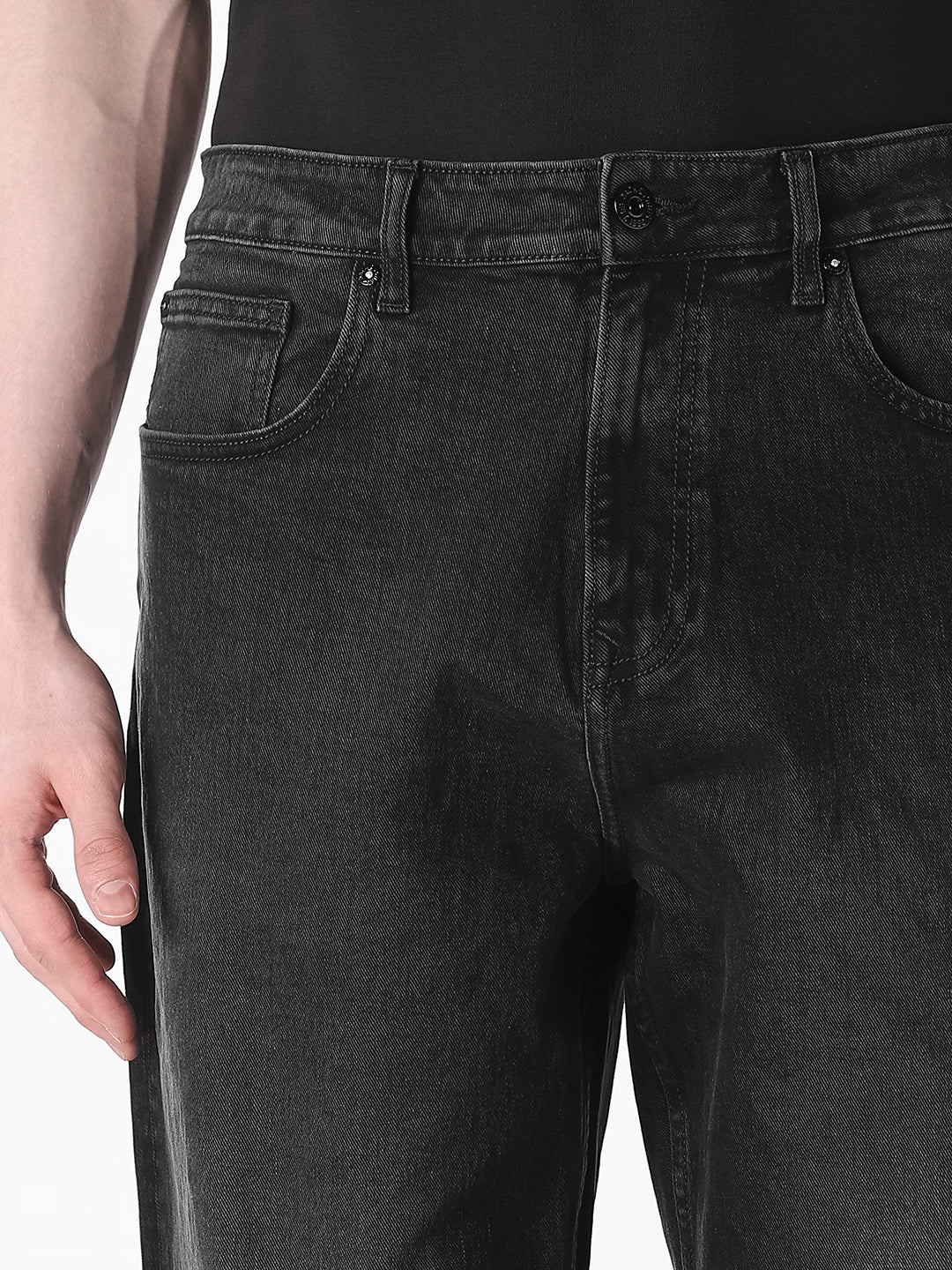 Black Dario Loose Fit Jeans