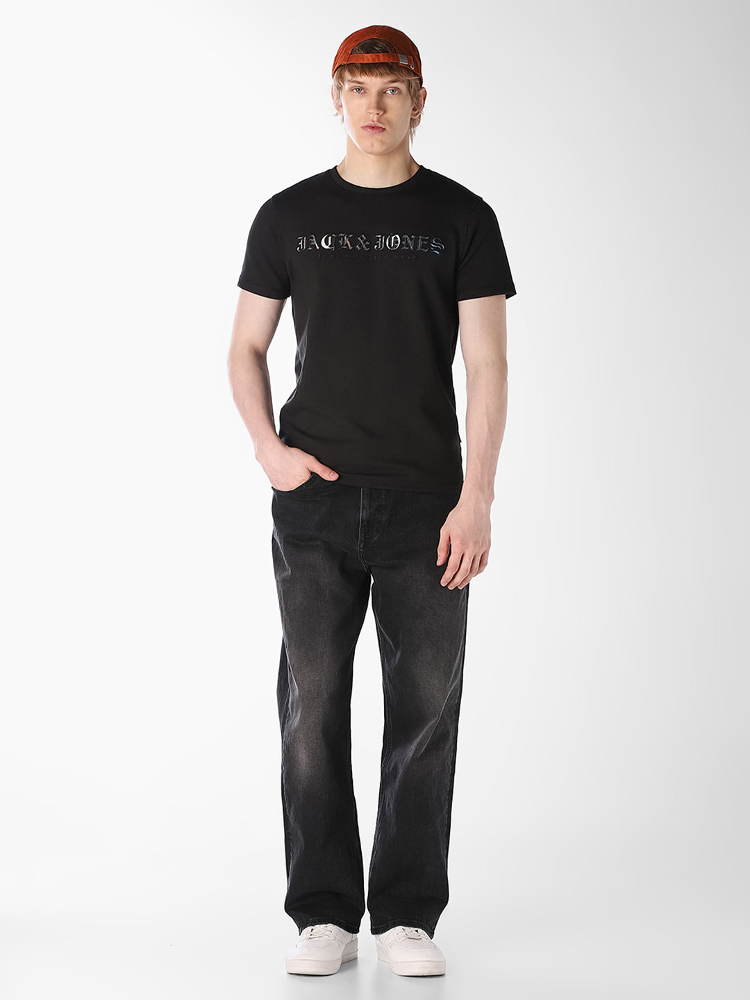 Black Wash Dario Loose Fit Jeans
