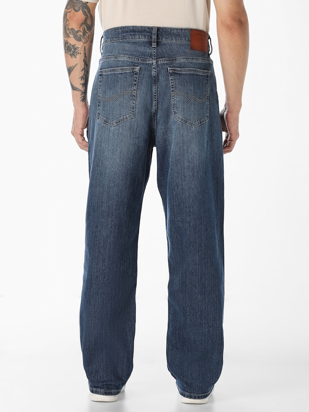 Dark Blue Dario Loose Fit Jeans