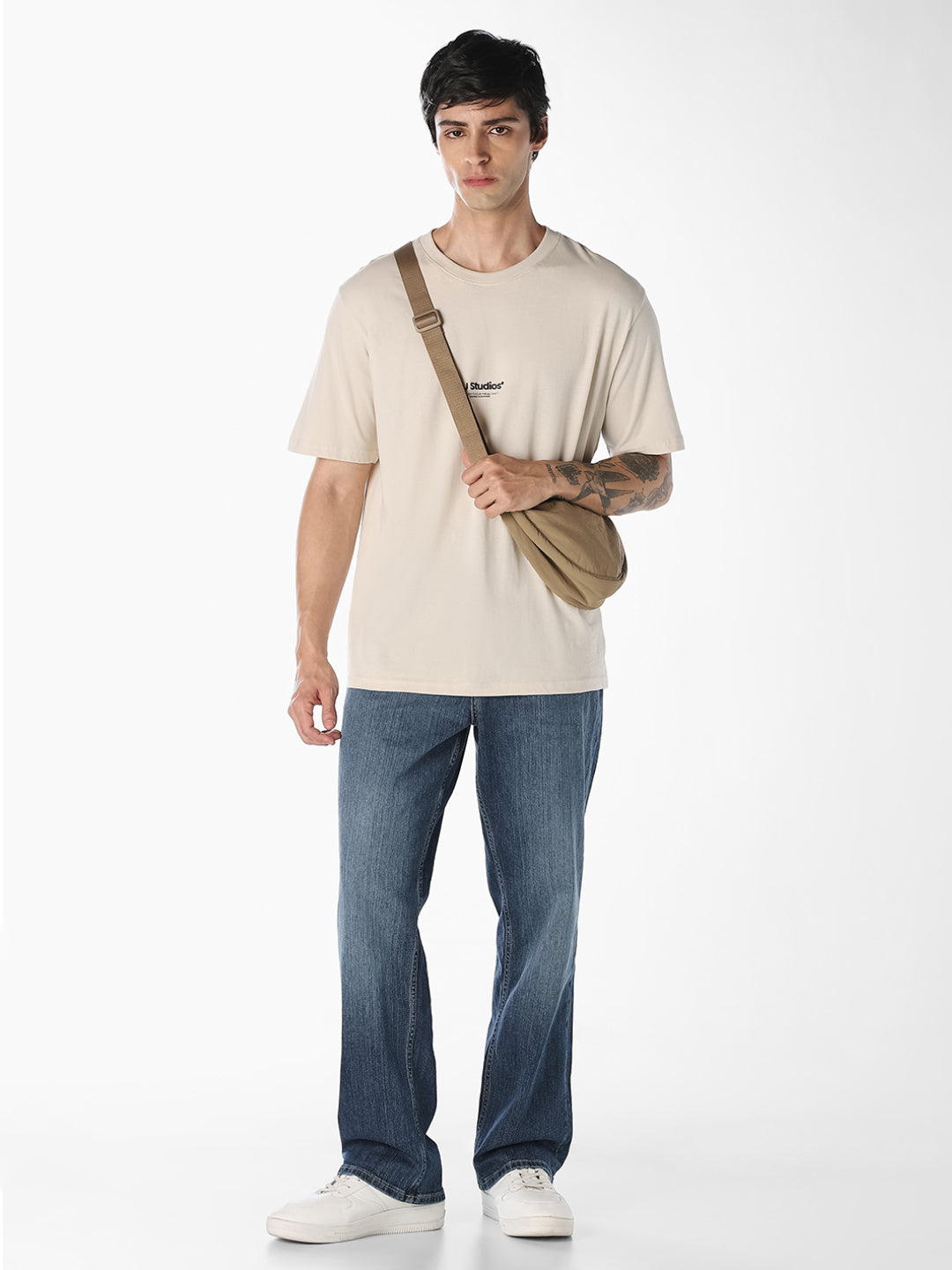 Dark Blue Dario Loose Fit Jeans