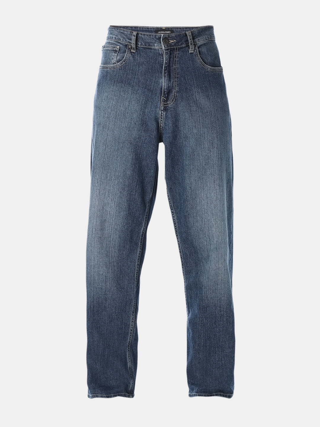 Blue 5 Pocket Loose Fit Jeans