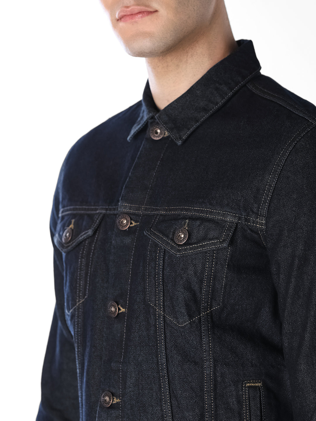 Dark Blue Selvedge Denim Jacket