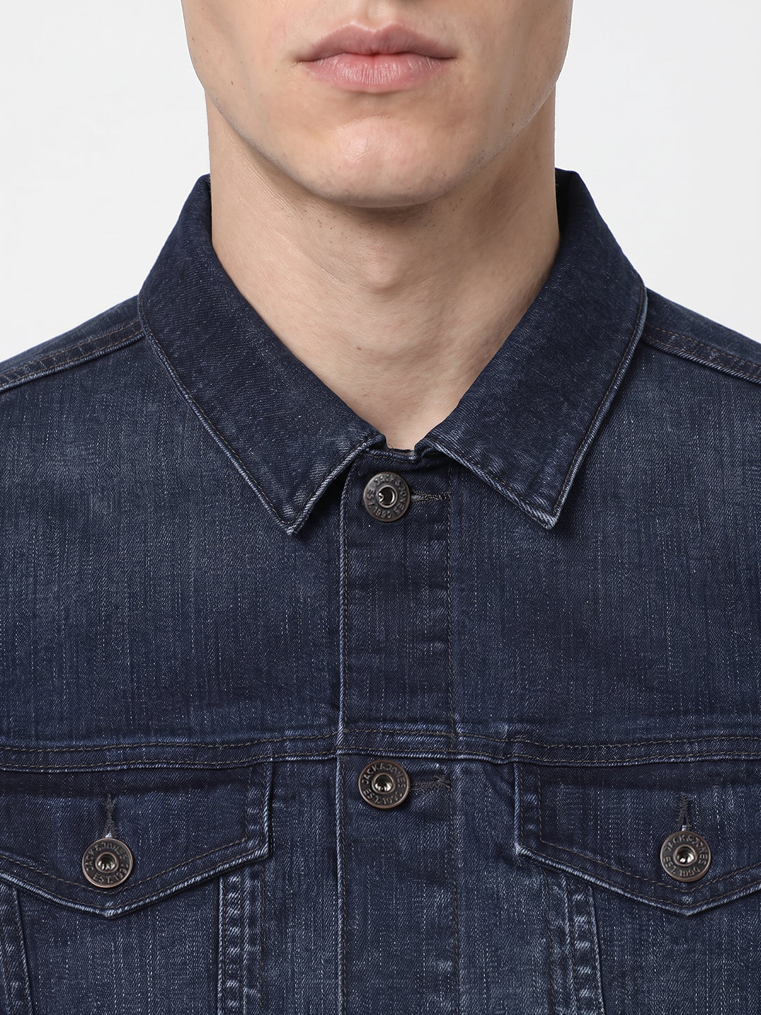 Dark Blue Wash Denim Jacket