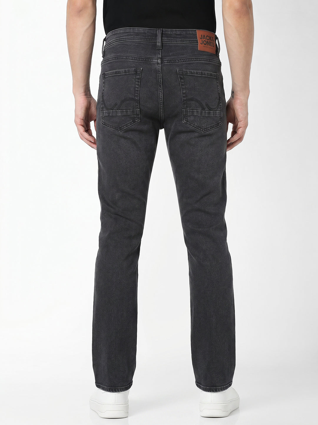 Charcoal grey wash slim fit jeans