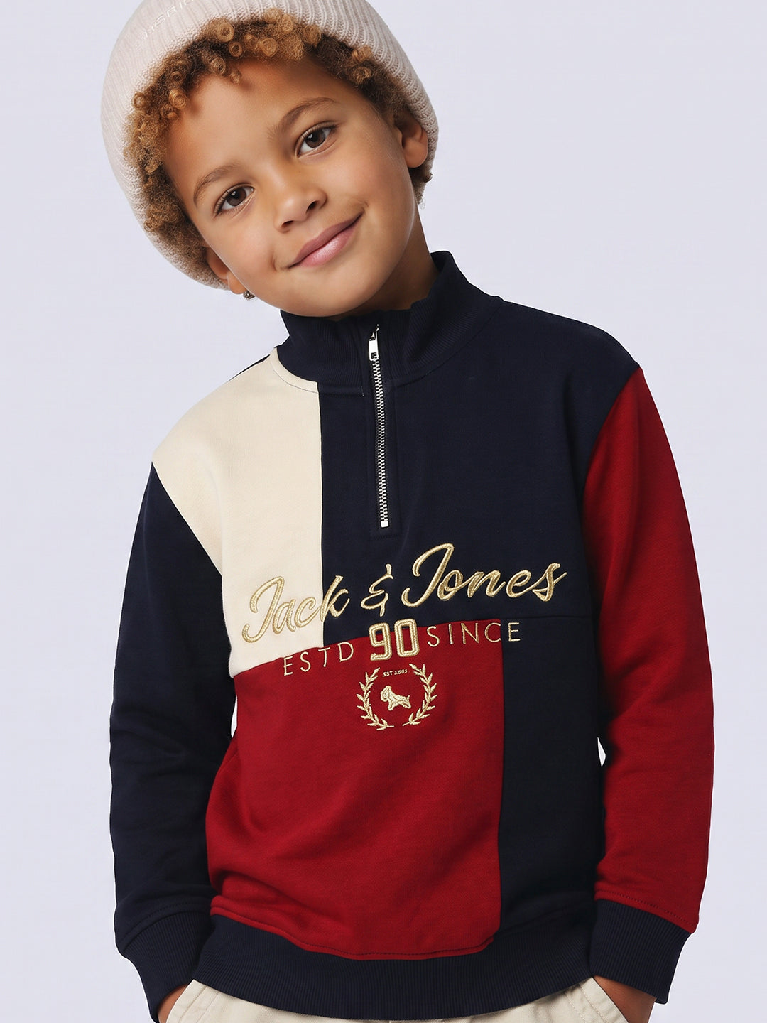 Boys Colourblocked Sweatshirt