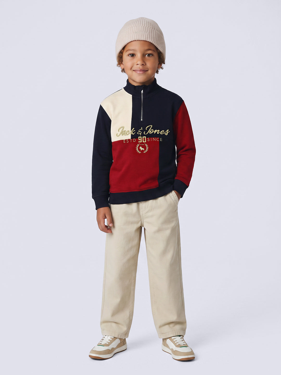 Boys Colourblocked Sweatshirt