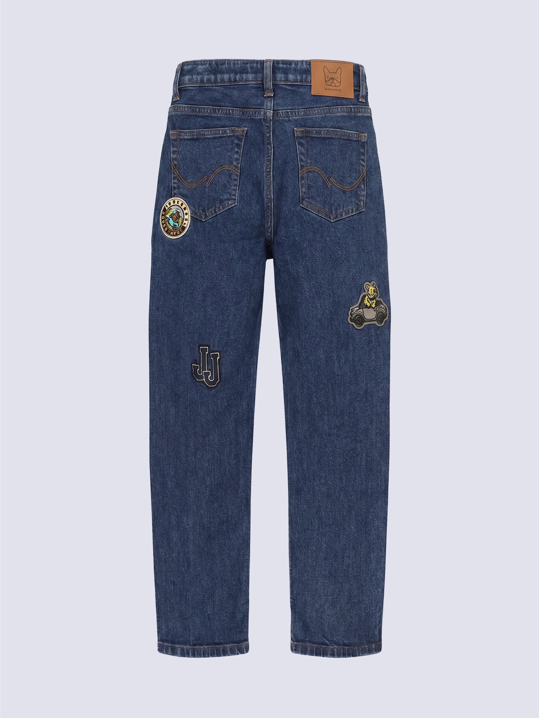 Boys Patch Detail Jeans