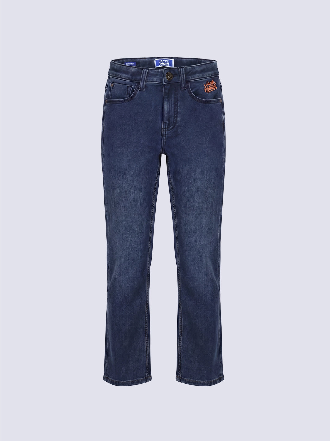 Boys Dark Wash Bootcut Jeans
