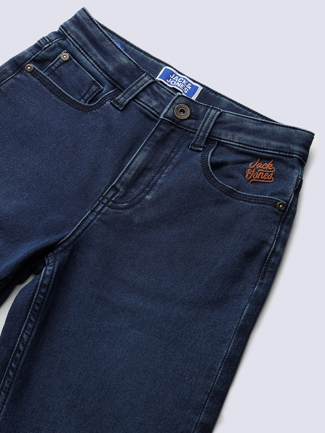 Boys Dark Wash Bootcut Jeans