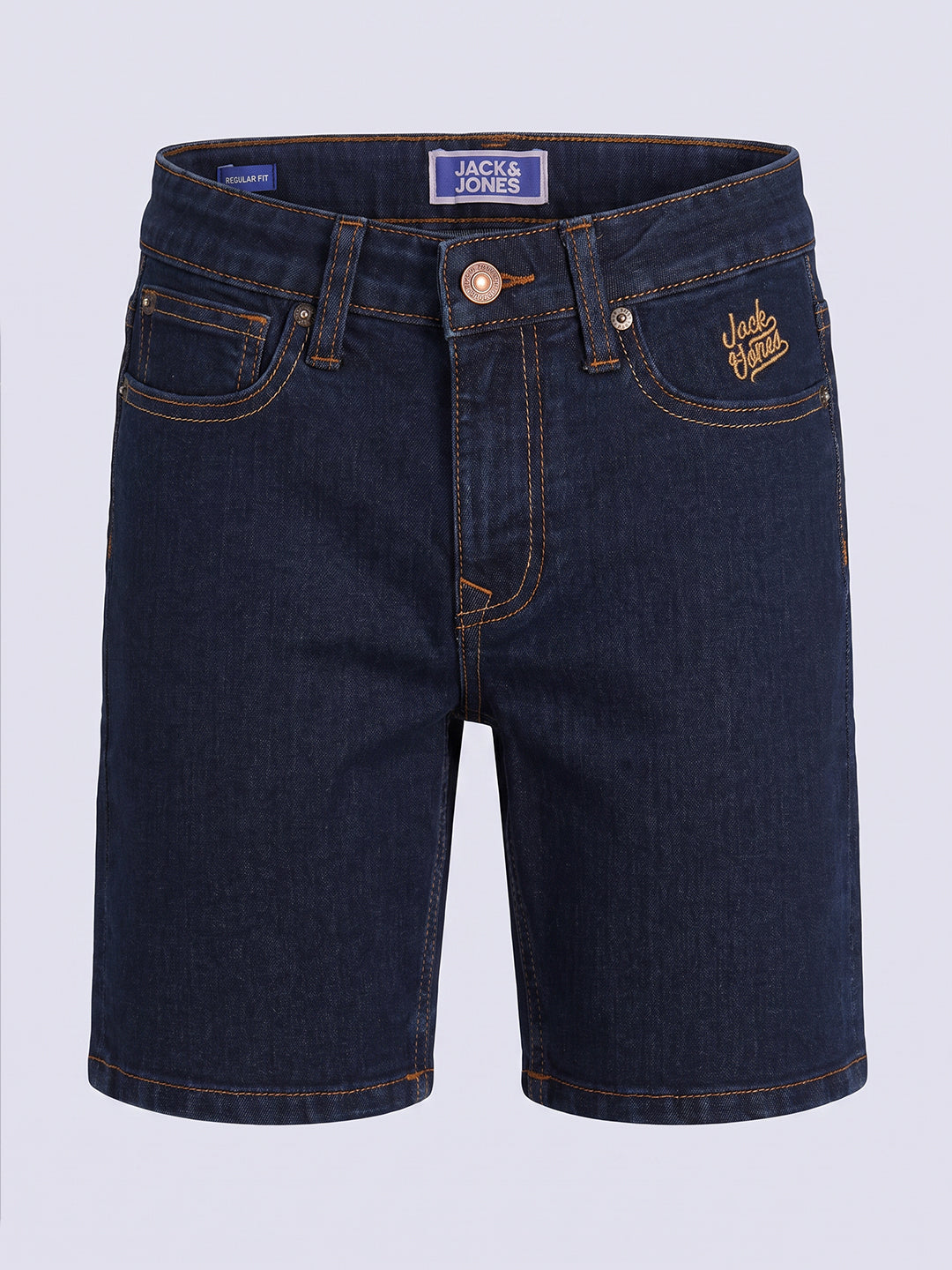 Boys Dark Blue Denim Shorts