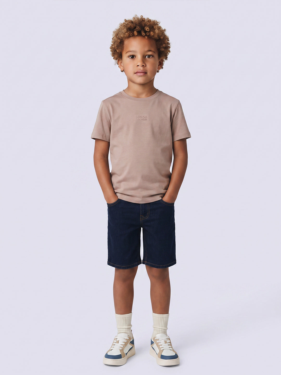 Boys Dark Blue Denim Shorts