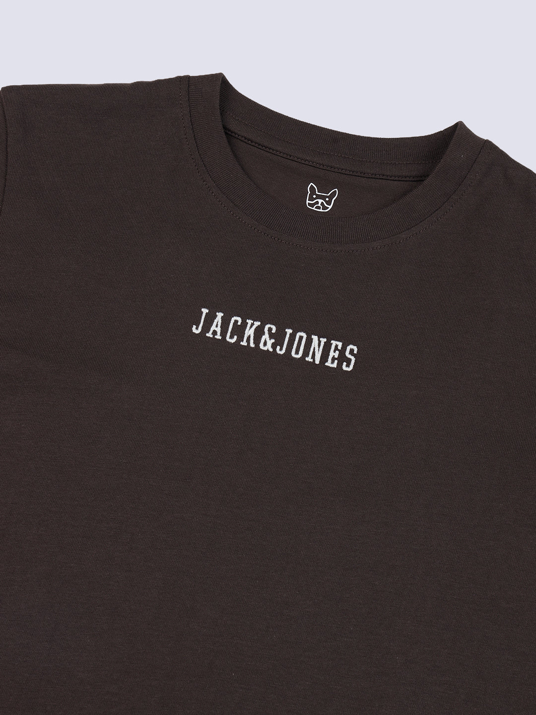 Boys Brown Printed T-shirt