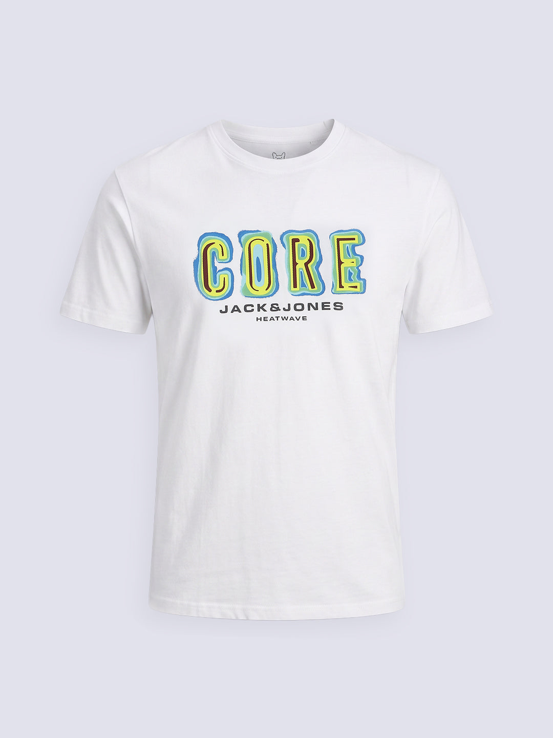 Boys White Printed Oversized T-shirt