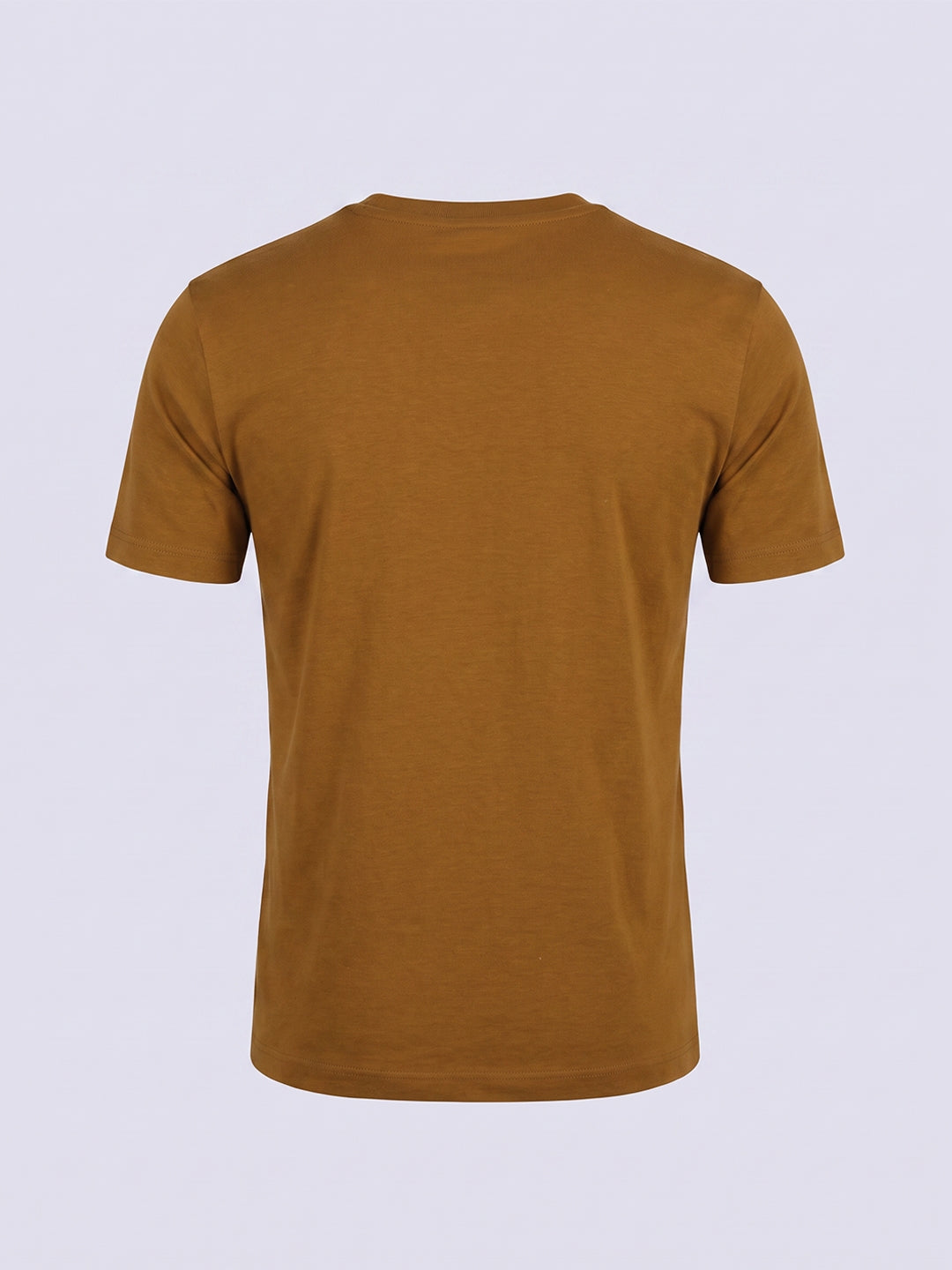 Boys Brown Embroidered T-shirt