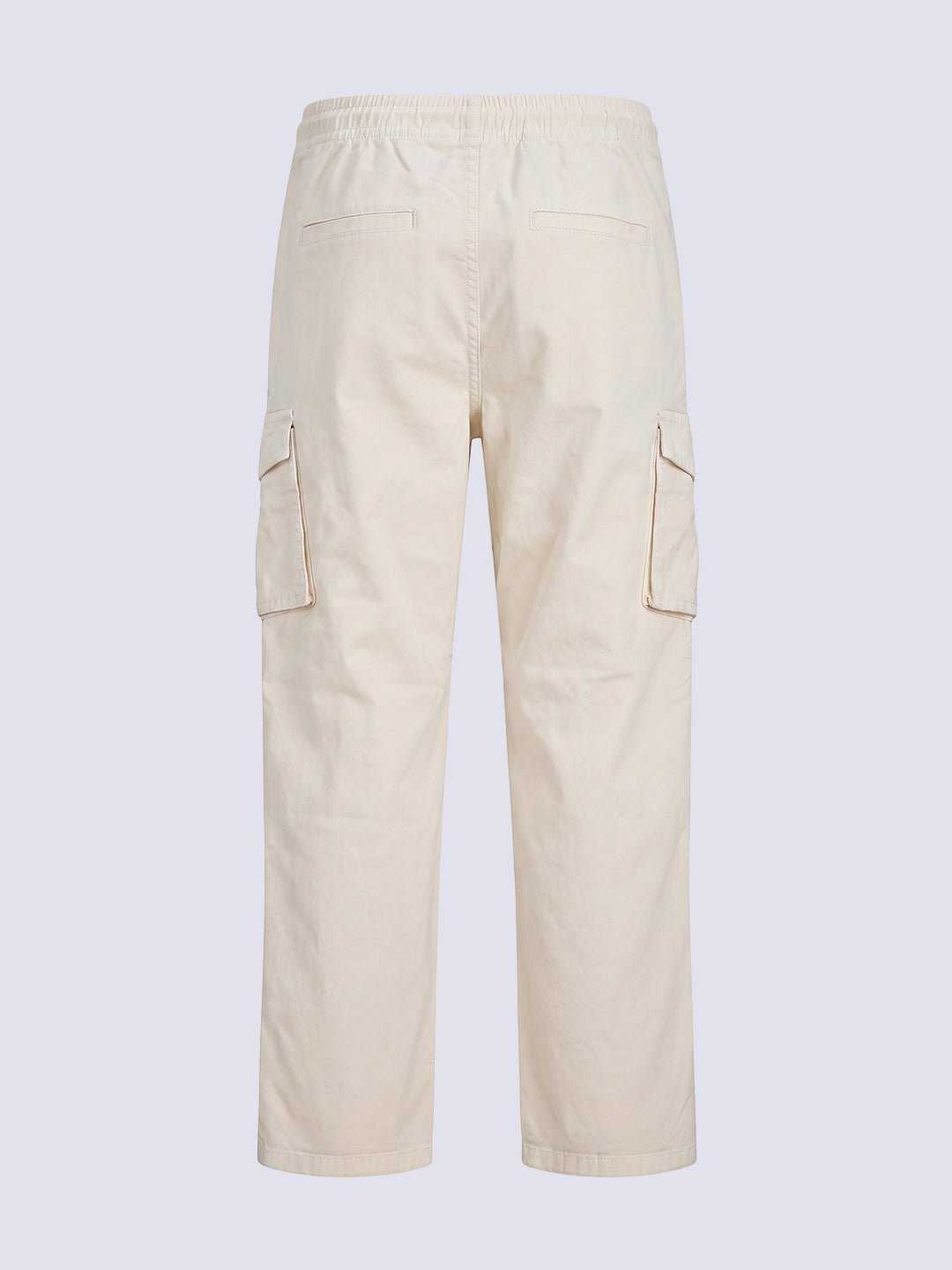 Boys Off-White Regular Fit Cargos