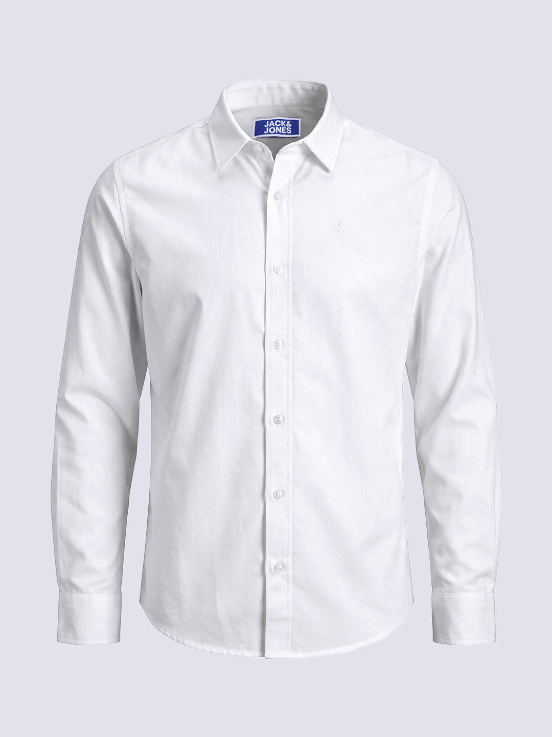 Boys White Slim Fit Shirt