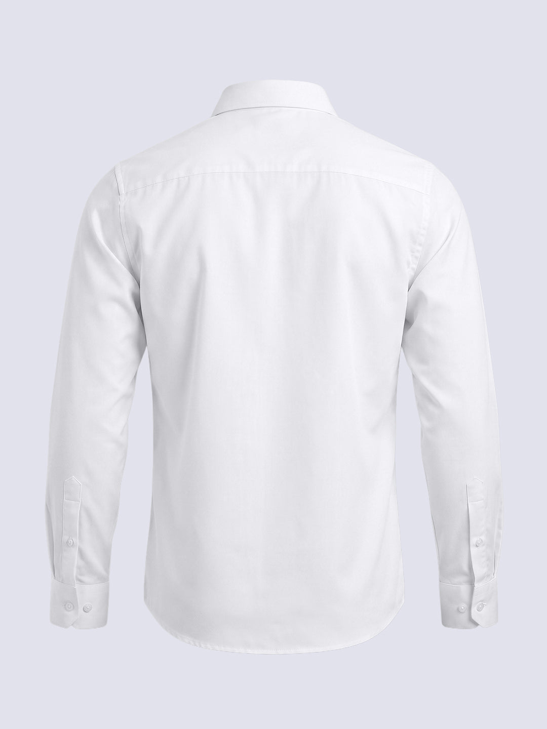 Boys White Slim Fit Shirt